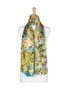 AamiraA Garland Mulberry Chiffon Silk Stole Women Oblong Scarf