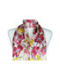 AamiraA Amaryllis Floret Soft Mulberry Chiffon Silk Stole Women Scarf