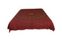 Queen Maroon Mandala Tapestry Bohemian Wall Hanging Throw Dorm Decor