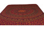 Queen Maroon Mandala Tapestry Bohemian Wall Hanging Throw Dorm Decor