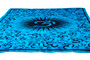 Blue Om Mandala Tapestry Bohemian Wall Hanging Throw Dorm Decor
