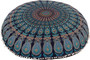 Green Brown Mandala Pillow Ottoman Poufs Cushion Covers