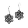 Flower Shape Handmade Indian Traditional Oxidised Stud Earrings