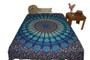 Hippie Blue Mustard Mandala Tapestry Bohemian Wall Hanging Throw Dorm Decor