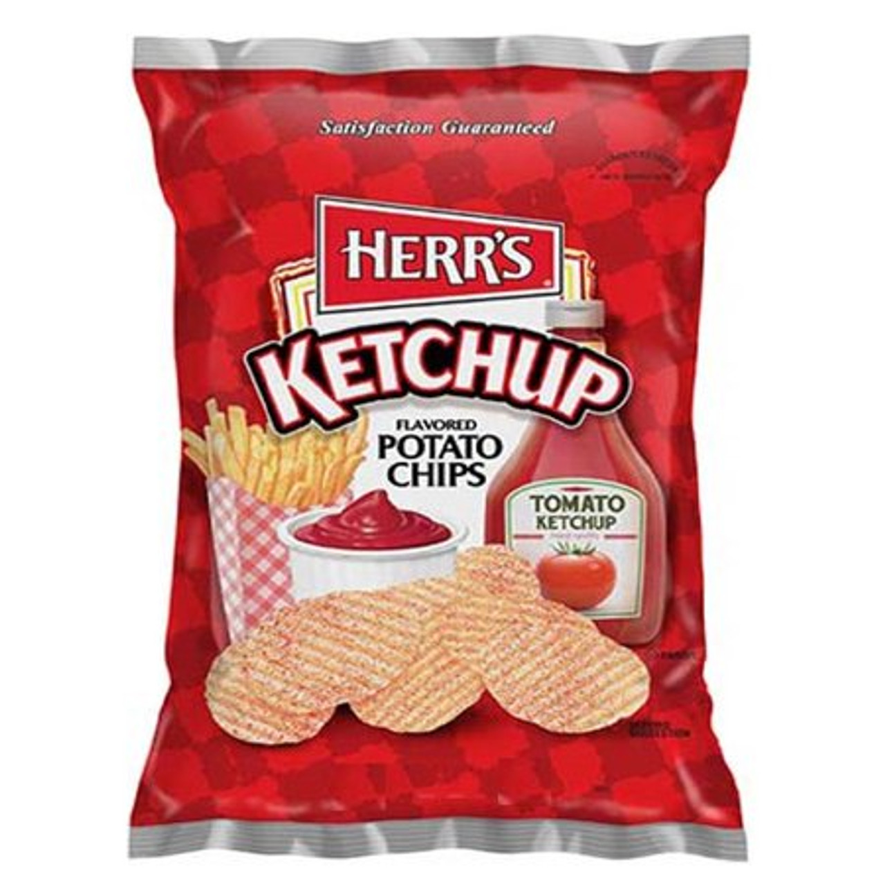 HERR'S Ketchup flavoured potato chips 99.2g each bag | USA Candy Factory