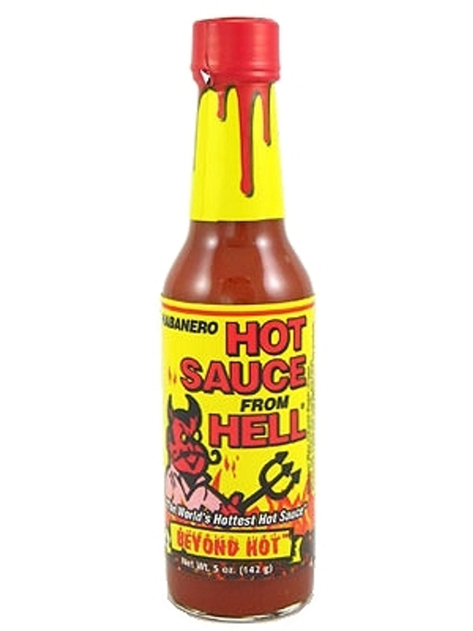 Habanero Hot Sauce From Hell Beyond Hot 148ml Worlds Hottest Hot Sauce 