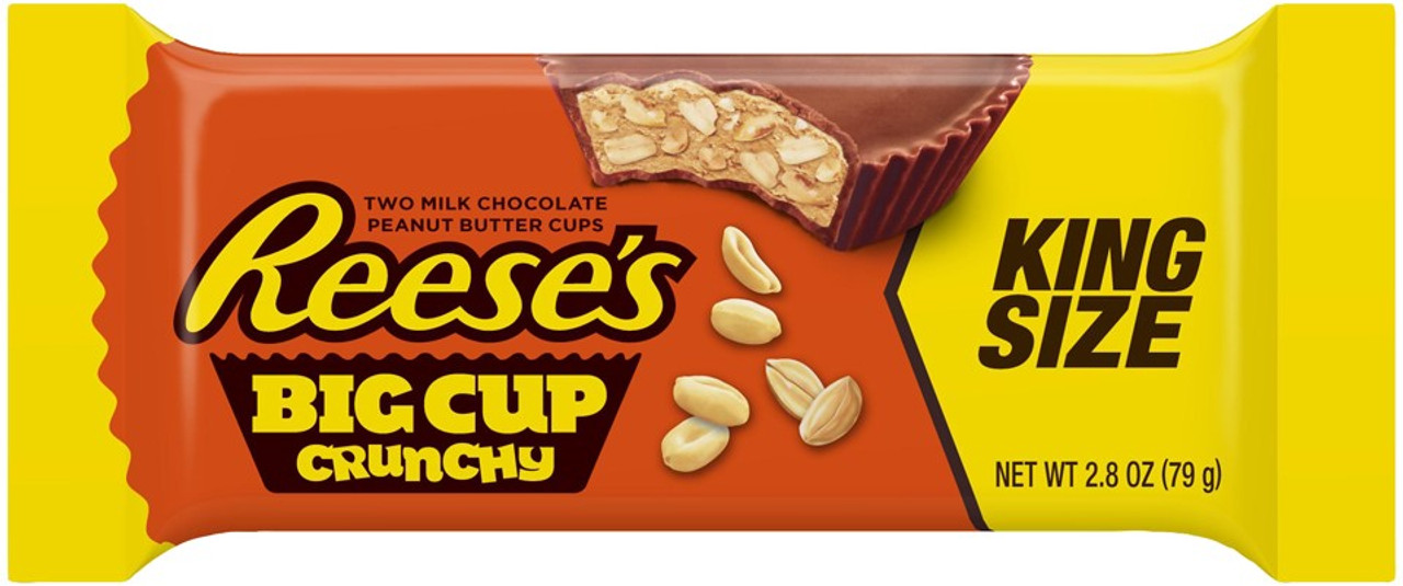 REESE'S Big Cup Milk Chocolate Peanut Butter King Size Candy, 79g