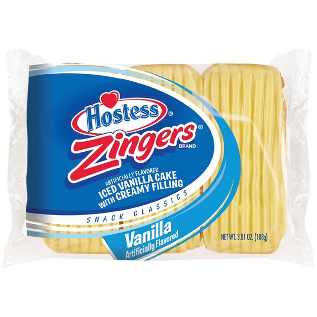 Hostess Zinger Iced Vanilla 3pk 108g