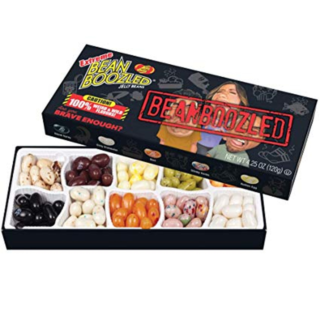 Bean Boozled EXTREME Jelly Beans 100 Weird Flavours Box 120g