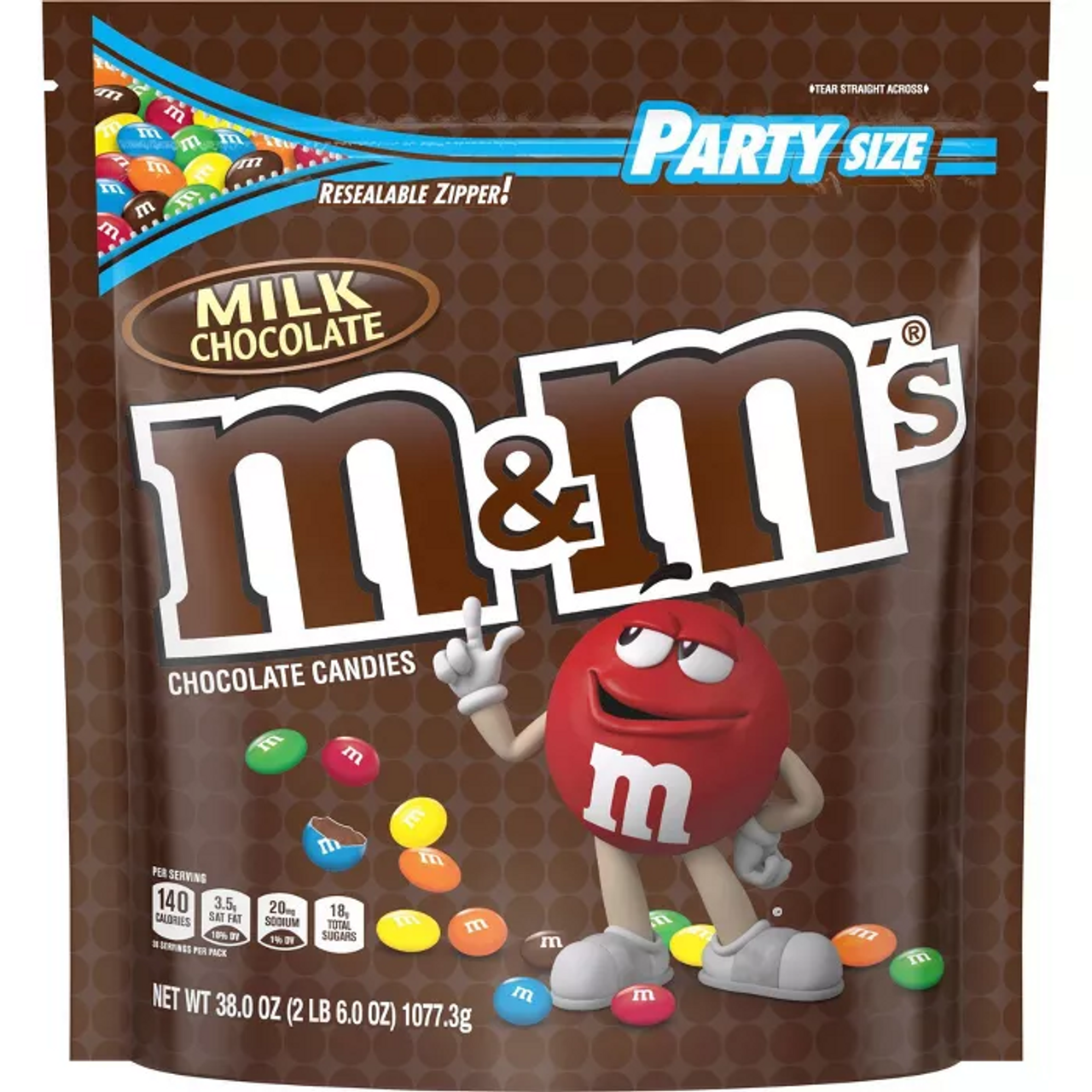 M&M's Chocolate Party Bulk Bag, 1 kg