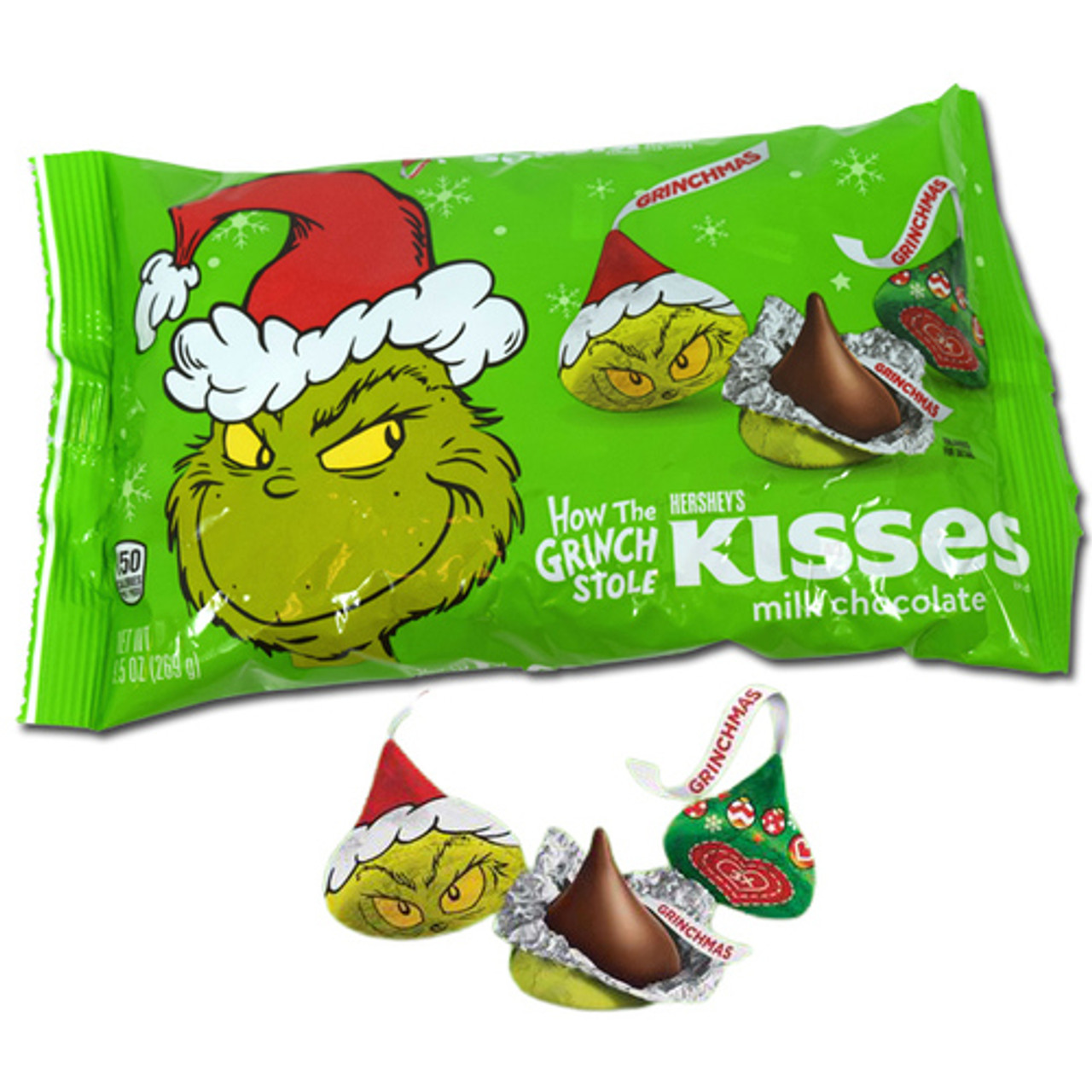 Hershey Kisses Grinch Milk Chocolate 209g