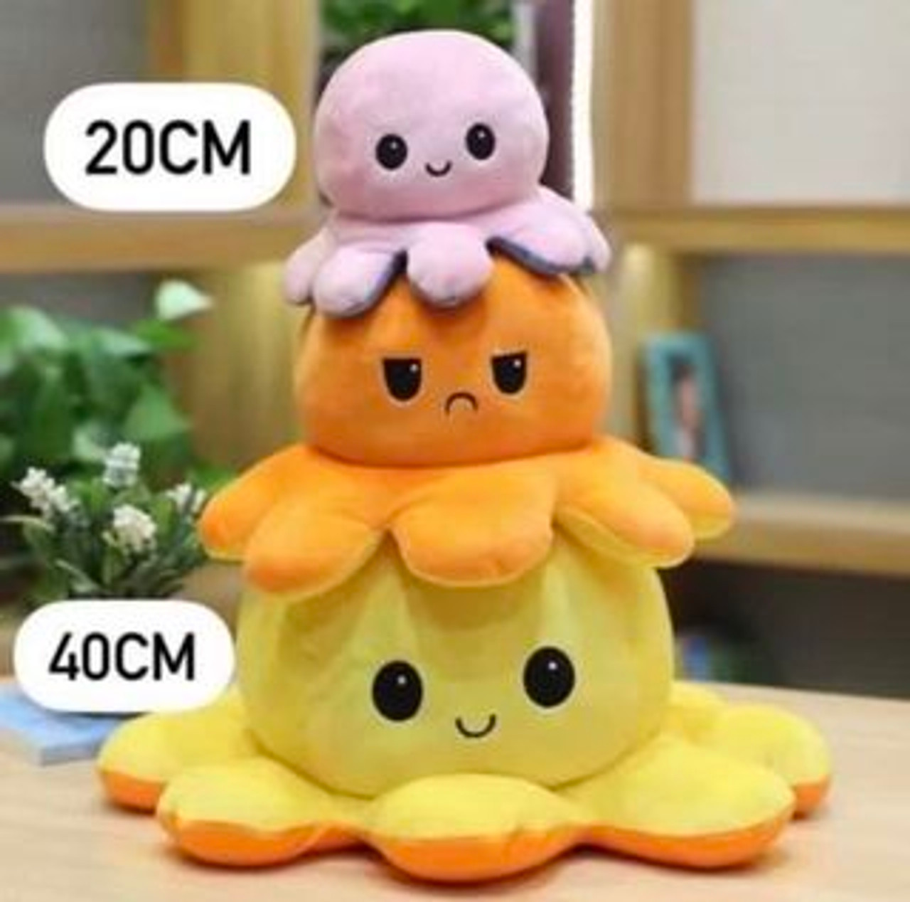 massive reversible octopus plush