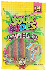 Sour Dudes Sour Rainbow Belts 113g
