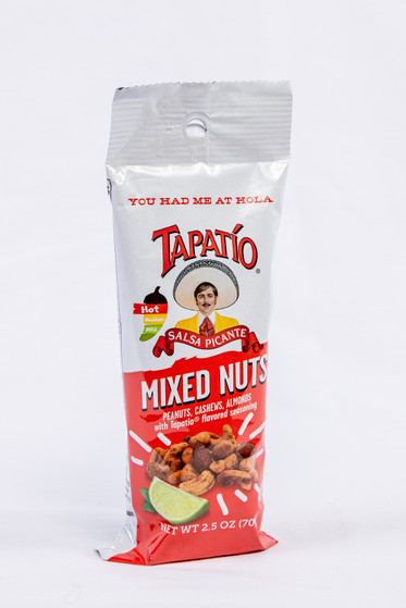 Tapatio Hot Sauce Mixed Nuts 70g (Peanuts, Cashews and Almonds)