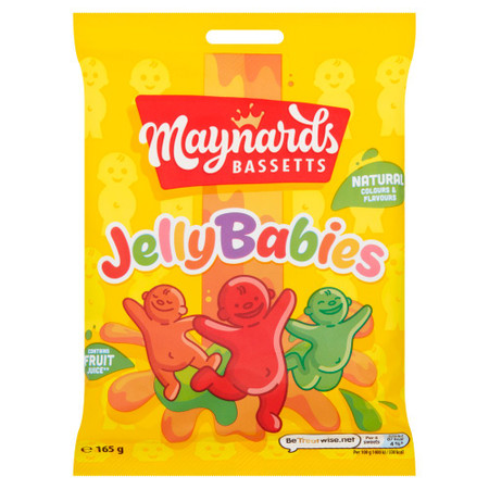Bassetts Jelly Babies Uk 165g Bassetts Jelly Babies Uk 165g