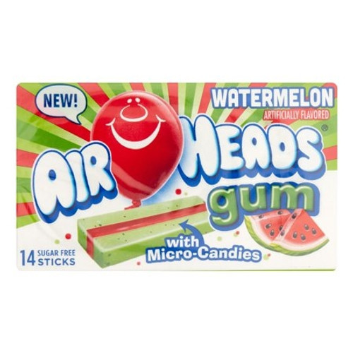 Airheads Watermelon Gum with Micro-Candies 