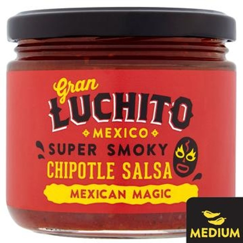 Gran Luchito Mexican Super Smoky Chipotle Salsa 300g