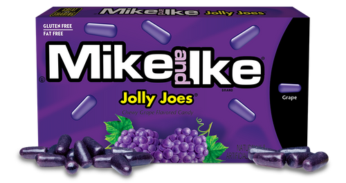 Mike and Ike Jolly Joes Grape Chewy Candies 141g