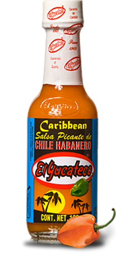 El Yucateco Caribbean Habanero Hot Sauce 120ml