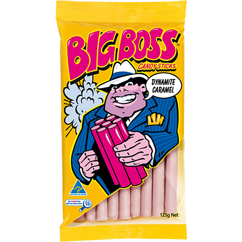 Fyna Big Boss Caramel Sticks Bag 125g