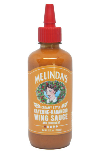 Melindas Creamy Cayenne-Habanero Wing Hot Sauce 355ml