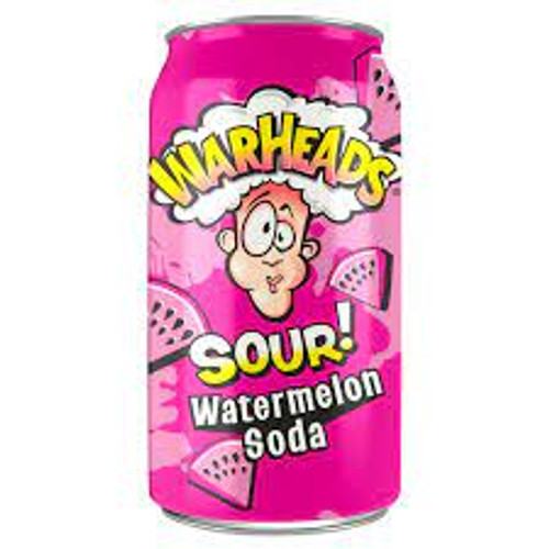 Warheads Sour Watermelon Soda 355ml