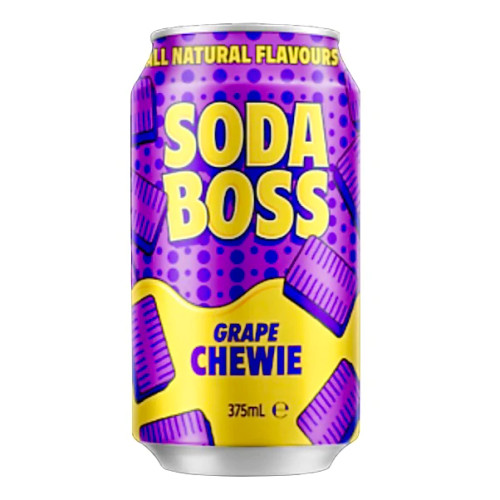 Soda Boss - Grape Chewie 375ml