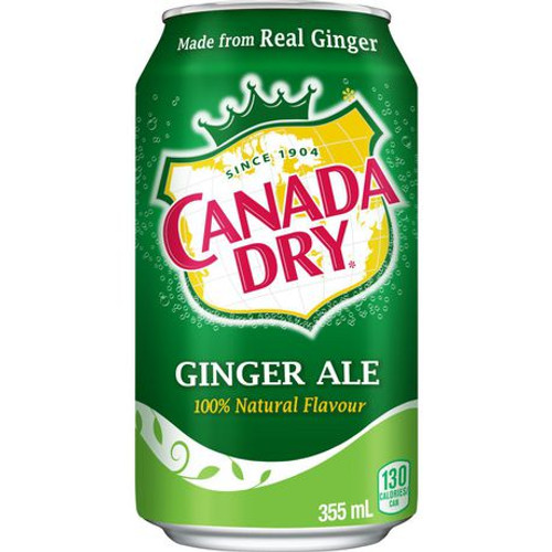 Canada Dry Ginger Ale Can 355ml - USA