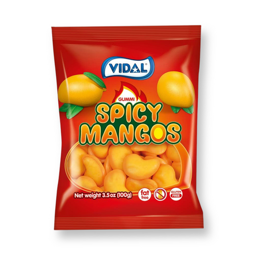 Vidal Gummi Spicy Mangos 100g