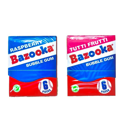 Bazooka Bubble Gum 6pc