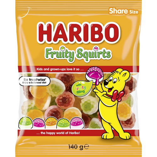 Haribo Fruity Squirts 140g