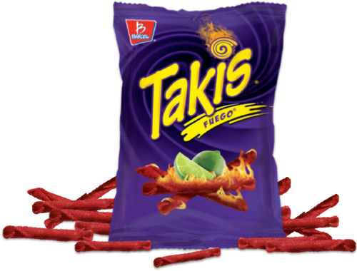 Takis Fuego Hot Chilli Pepper & Lime Tortilla Chips 280g