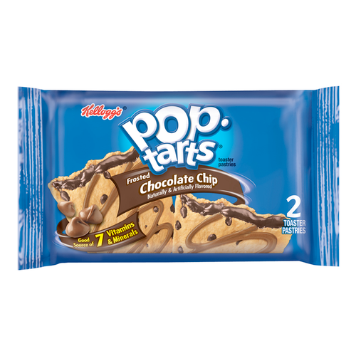 Pop Tarts - Frosted Chocolate Chip - 2 Pack Toaster Pastries