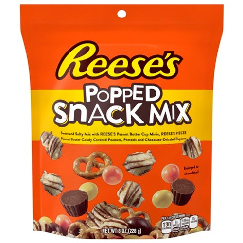 Reeses Popped Snack Mix 8oz 226g