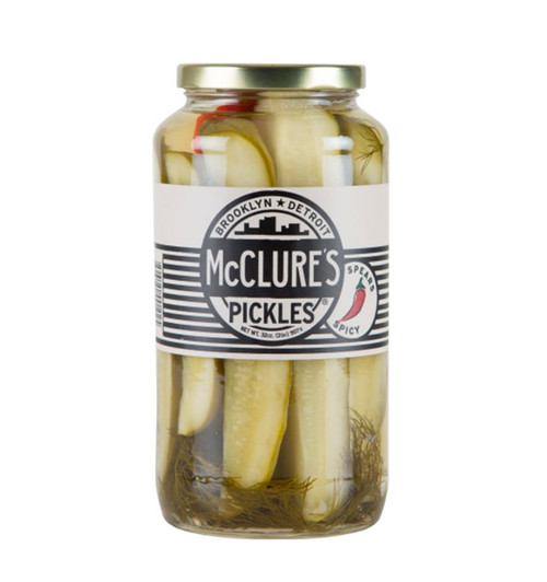 McClures Pickles Spicy Spears Jar 907g - USA