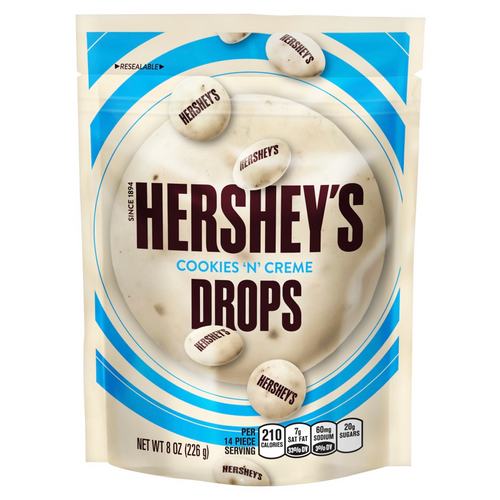 Hershey Cookies n Creme Drops 8oz 226g