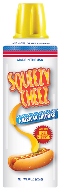 Squeezy Cheez - Cheese In A Can  - American Cheddar - 227g USA