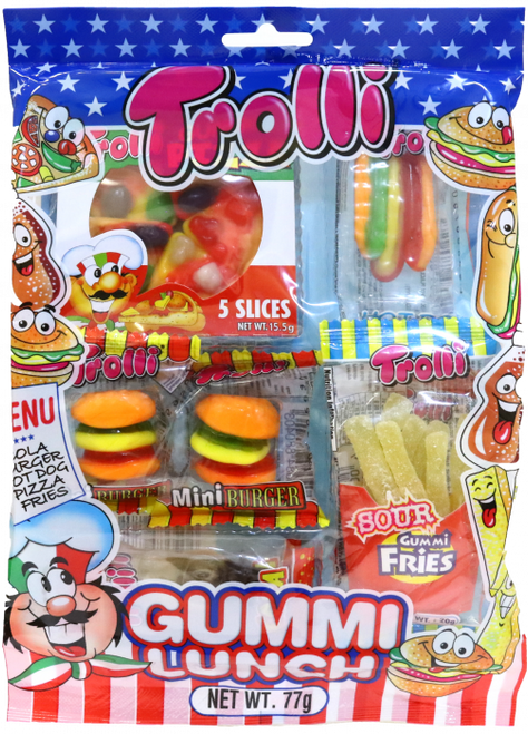 Trolli Gummi Lunch 77g Bag