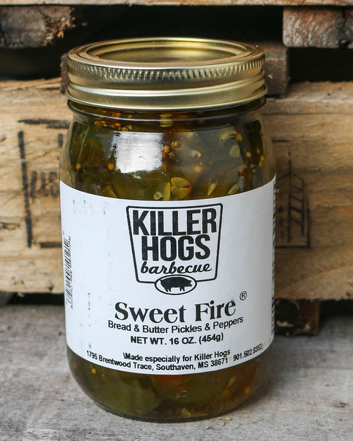 Killer Hogs Sweet Fire Pickles & Peppers 454g