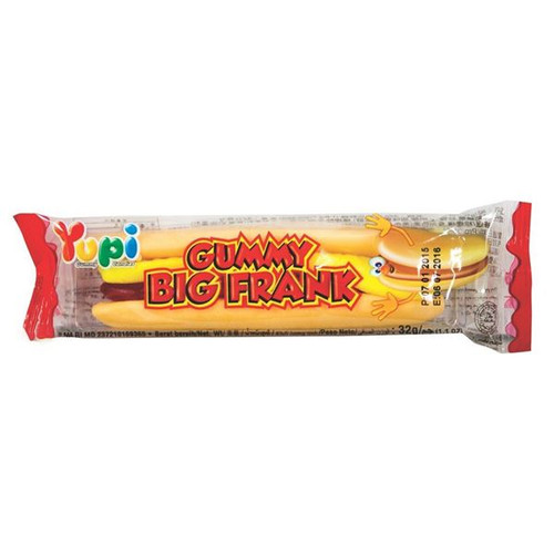 Yupi Big Frank Gummy Hot Dog 32g