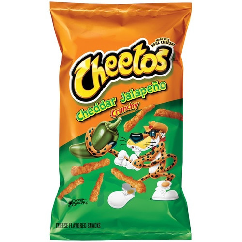 Cheetos Cheddar Jalapeno Crunchy 240.9g bag