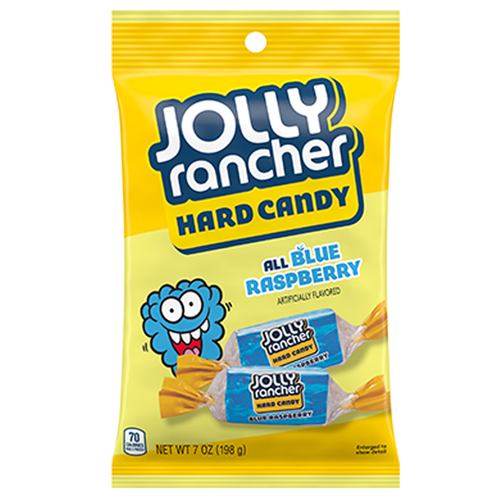 Jolly Rancher Hard Candy Bag - All Blue Raspberry - 198g