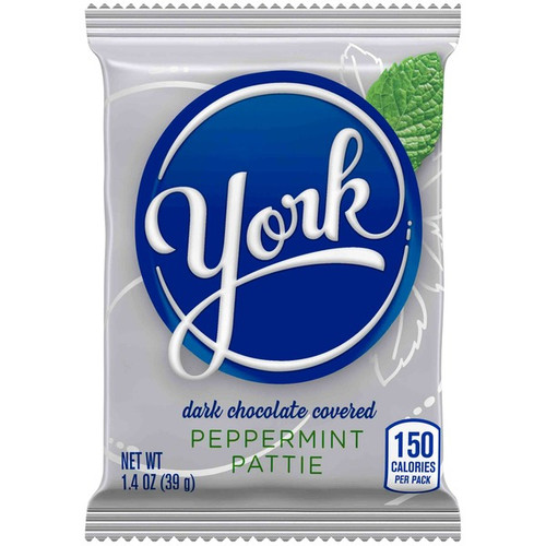 York Dark Choc Covered Peppermint Patty 39g