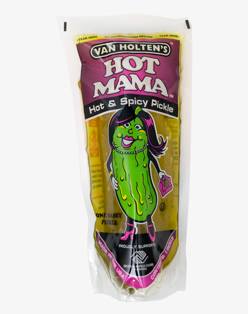 Van Holten Hot Mama Hot & Spicy Pickle In-A Pouch