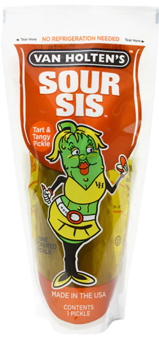 Van Holten Sour Sis Tart & Tangy Pickle In-A Pouch