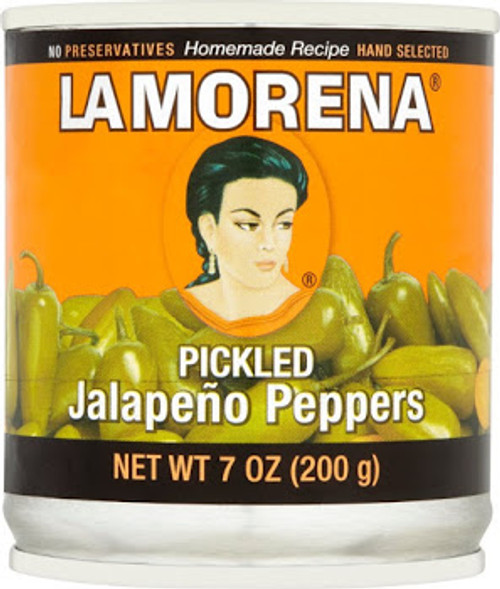 LA MORENA Pickled Whole Jalapeno Peppers 200g