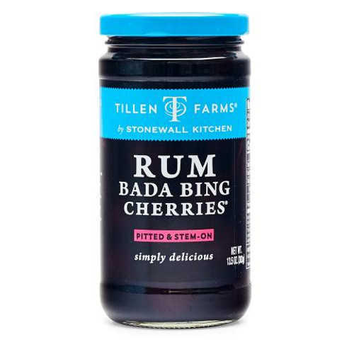 Tillen Farms RUM Bada Bing Cherries - Pitted & Stem On 383g