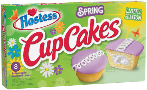 Hostess Spring Cupcakes Purple 8pk 360g