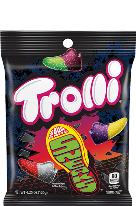 Trolli Sour Brite Sneaks Gummies 120g