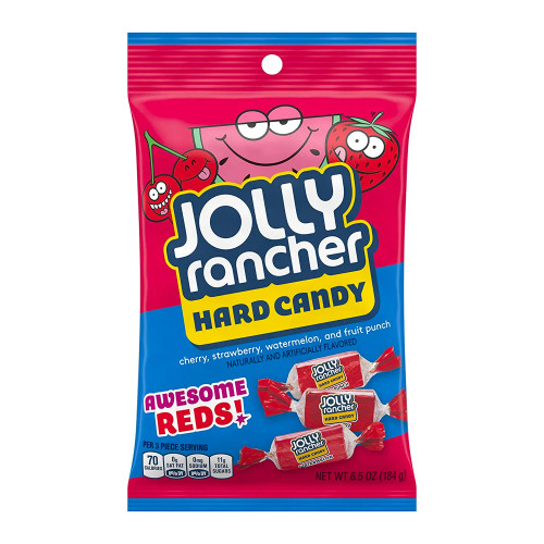 Jolly Rancher Hard Candy Bag Awesome Reds- 184g